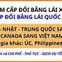 Chi Phí Đổi Bằng Lái Xe Mỹ Sang Việt Nam